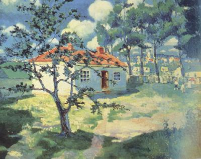 Kasimir Sergeevich Malevich Apple Blossoms (nn02) Sweden oil painting art